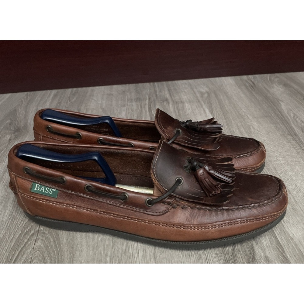 GH Bass & Co. Men's Brown Leather Loafers Size 12M